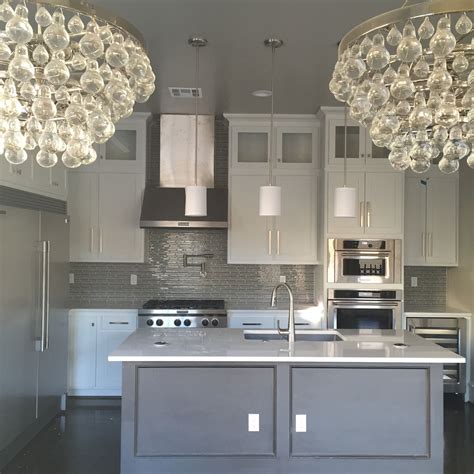 These Chandeliers Make The Perfect Statement In This Contemporary White