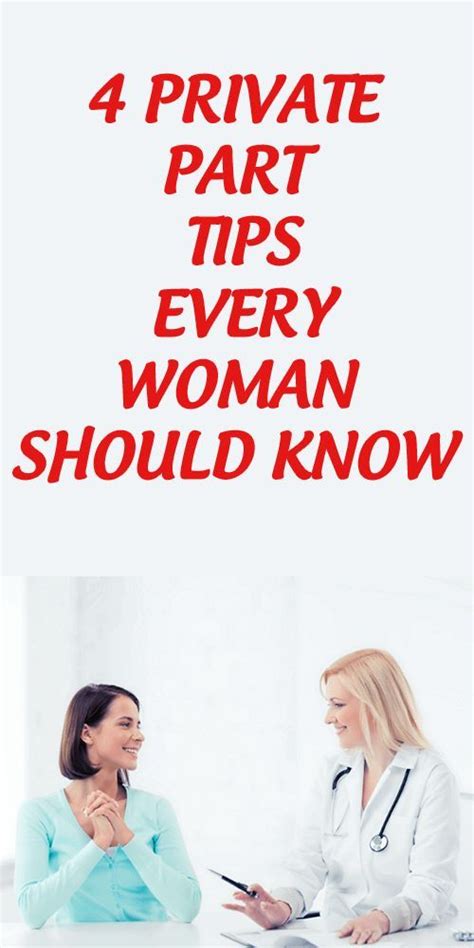 4 Private Part Tips Every Woman Should Know Zone Vega