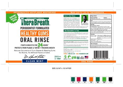 Dailymed Therabreath Healthy Gums Oral Rinse Cetylpyridinium