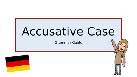 Nominative And Accusative German Teaching Resources