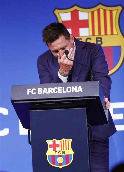 Messi Says He Broke Down And Wasnt Ready To Leave Barcelona Trend