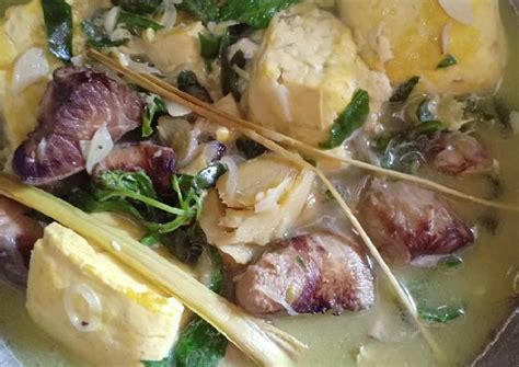Download juga aplikasi resep yang kekinian lainnya dari resep kuliner nusantara. Langkah Mudah Menyiapkan Sayur cucut tahu kuning (less ...