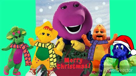 Merry Christmas From Barney Baby Bop Bj Riff And Timmy Youtube