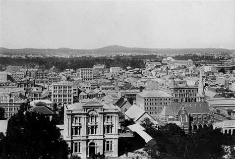 Bonzle Aerial View Of The Central Business District Of Brisbane Ca 1895