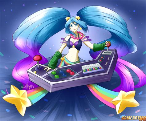 Arcade Sona From League Of Legends Game Art Hq