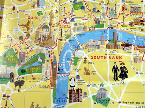 Resultado De Imagen De London Tourist Attraction Map London Tourist