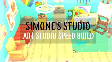 The Sims 4 Speed Build Simones Studio Youtube