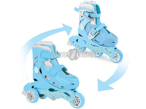 Acheter Patins Roulettes Tri Skate En Bleus Pointure Par D