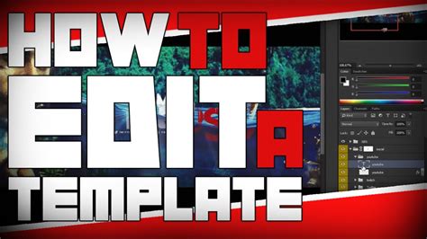 How To Edit Channel Art Templates Youtube