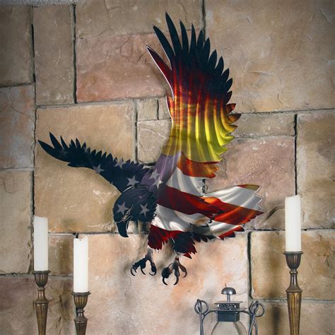 Usa Sunset Eagle Metal Wall Art Metal Art Maker