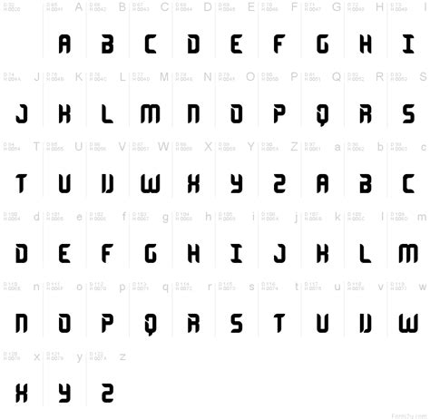 Encrypted Regular Font