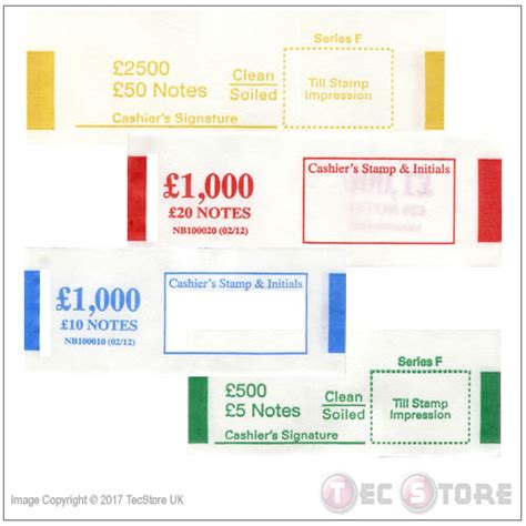 Check spelling or type a new query. GBP Paper Banknote Currency Wrappers / Straps / Bands, TecStore UK