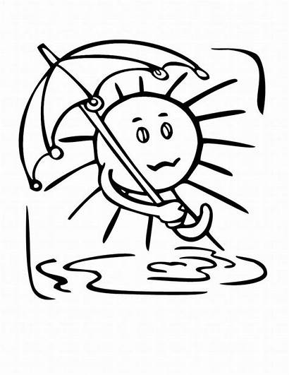 Coloring Pages Weather Sheets Printable Colouring 1000