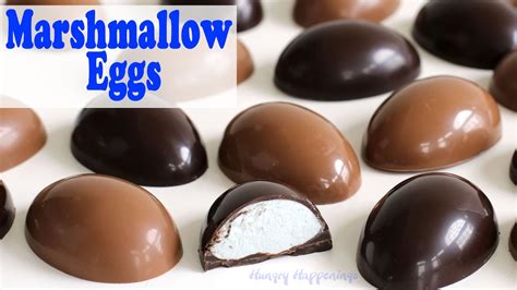 Marshmallow Eggs Chocolate Covered Marshmallow Easter Eggs Youtube