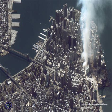 Landkartenblog Der 11 September 2001 In Luftbildern Und