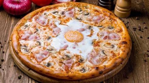 Pizza Carbonara Receta Deliciosa Y Sencilla