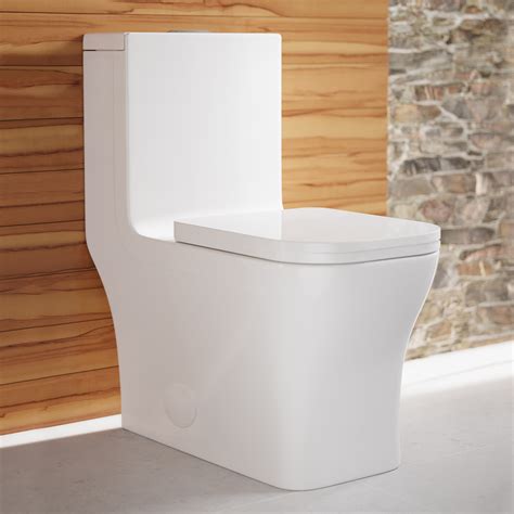 Swiss Madison Concorde Dual Flush Square One Piece Toilet And Reviews