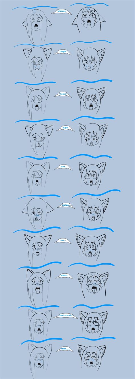 Commission Drowning Expressions2 By Uwfan Tomson On Deviantart
