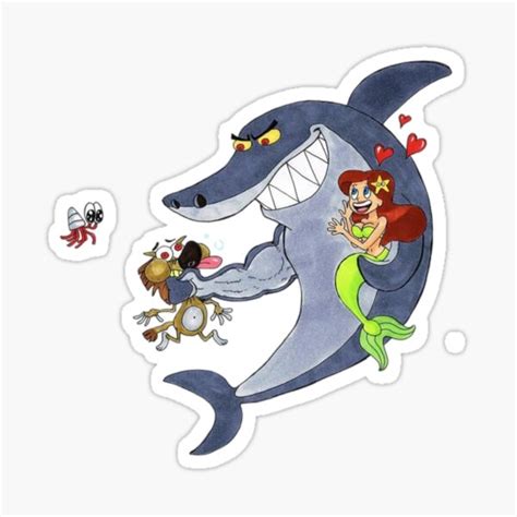 Zig And Sharko Sticker For Sale By Medkhattala Redbubble
