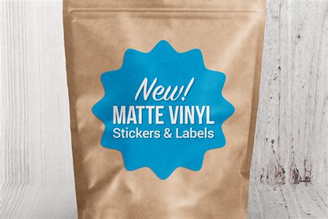 New Matte Vinyl Stickers And Labels