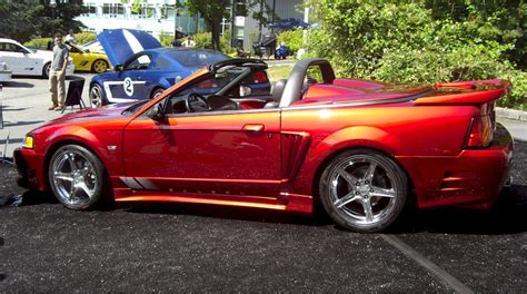 Lizstick Red 1999 Saleen S281 Sc Ford Mustang Convertible
