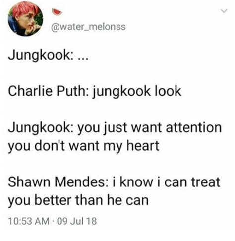 bridge am g what are you doing to me? Jungkook Charlie Puth Jungkook Look Jungkook You Just Want ...