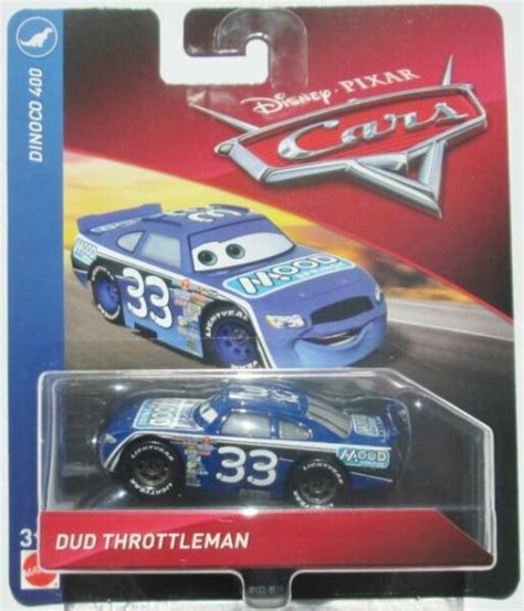Disney Pixar Cars Dud Throttleman 33 Mood Springs Dinoco 400 Series