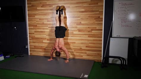 Wall Facing Strict Handstand Push Up Youtube
