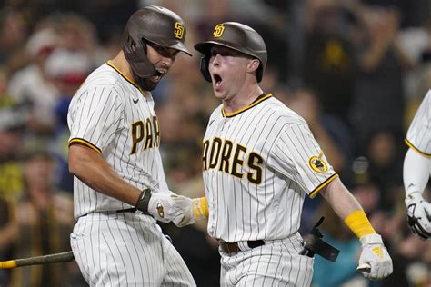 Padres Win In 10th After Cronenworths Dramatic Homer Ties It The San