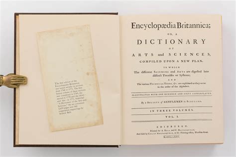 Encyclopaedia Britannica Or A Dictionary Of Arts And Sciences