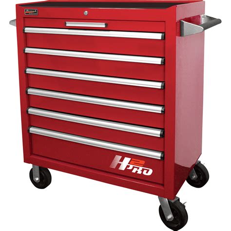 Homak H2pro 36in 6 Drawer Rolling Tool Cabinet — 36 18inw X 22 78in