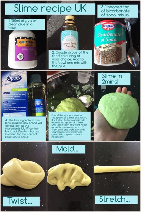 A Slime Recipe That Will Work In The Uk The Key Slime Making