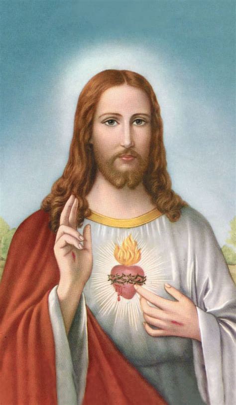 Sacred Heart Of Jesus Card