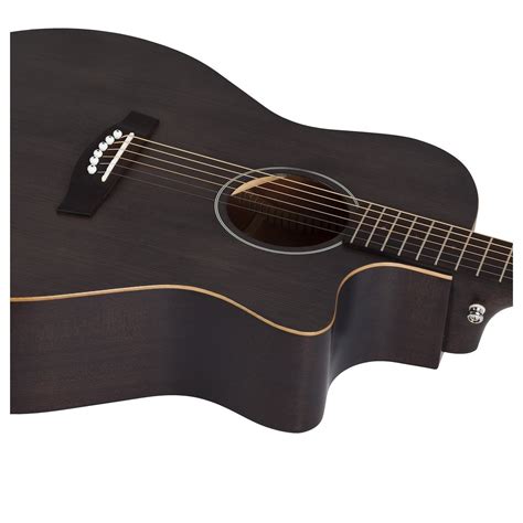Schecter Deluxe Acoustic Satin See Thru Black At Gear4music