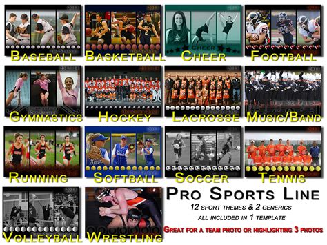 17 Sports Psd Templates For Photographers Images Free Photoshop