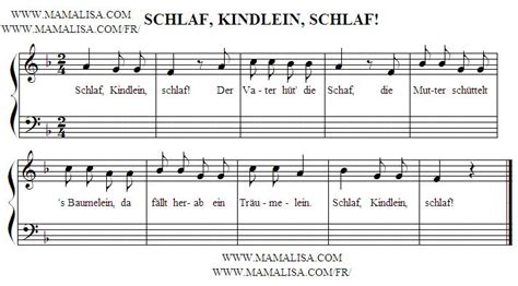 schlaf kindlein schlaf ii german childrens songs germany mama lisas world children