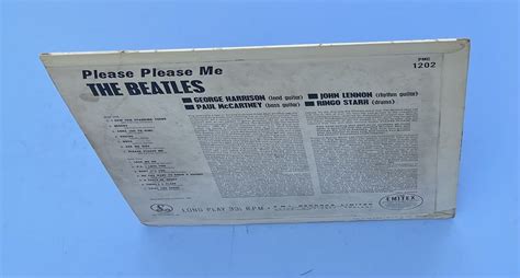 The Beatles Please Please Me Pmc1202 Black And Gold Northern Songs