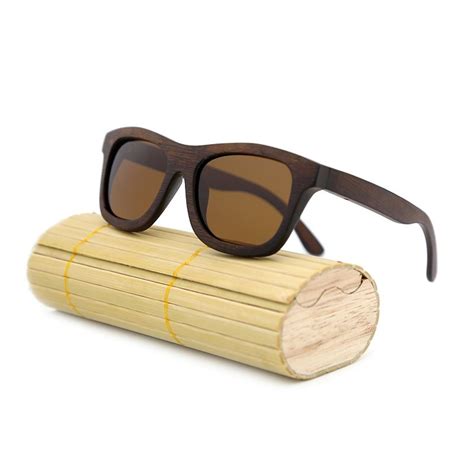 New Fashion Products Men Women Glass Bamboo Sunglasses Au Retro Vintage Wood Lens Wooden Frame