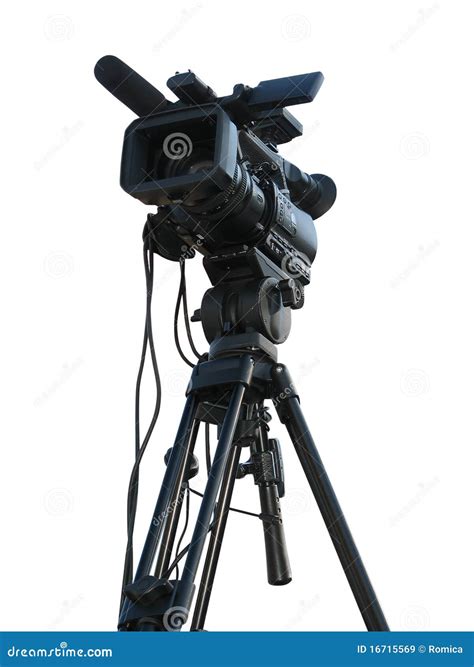 Tv Professional Studio Digital Video Camera Stock Image Image Of