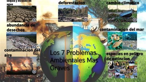 Infografia Acerca De Los 6 Problemas Ambientales Mas