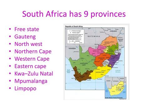 Ppt South Africa Has 9 Provinces Powerpoint Presentation Free