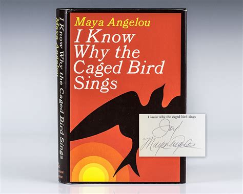 I Know Why The Caged Bird Sings Maya Angelou First Edition Signed