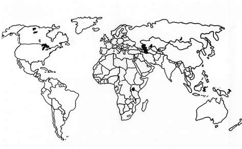 Latest Entertainment News Blank World Map Printable