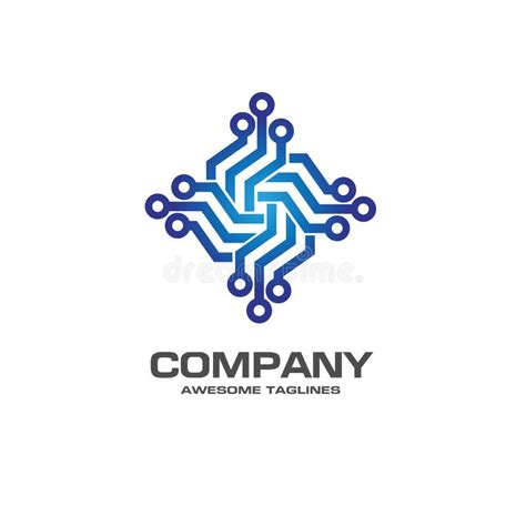 Diseño De Logotipos De Tecnología Electrónica Logo Del Equipo Icono Del