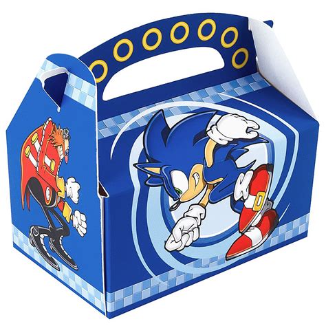 Buy Sonic The Hedgehog Birthday Party Supplies 8 Pack Favor Box Online