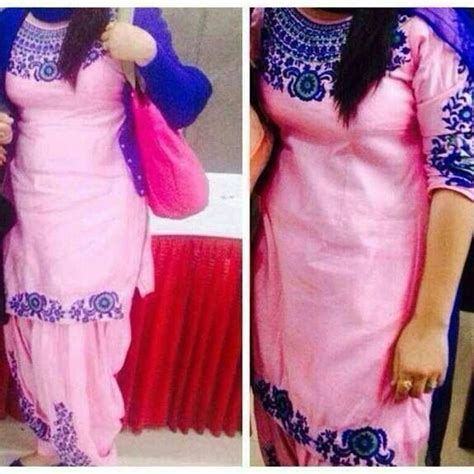 Subscribe my channellike videopunjab##punjabi #suitspink colour combination. Punjabi suit...of baby pink colour with unique embroidary..