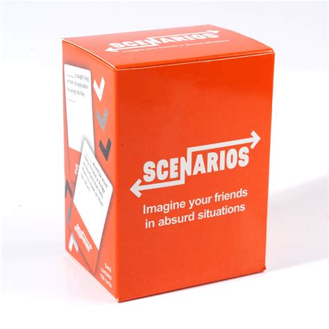 Scenarios The Adult Party Game Of Ridiculous Situations Fun Card