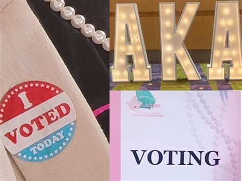 Aka Sorority Uses Esands Voting Machines To Cast Historic Vote Election