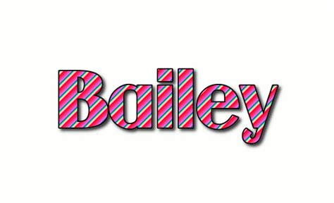 Bailey Logo Herramienta De Diseño De Nombres Gratis De Flaming Text