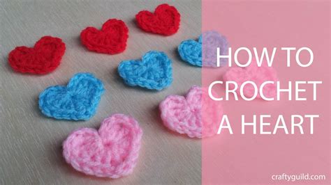 How To Crochet A Heart Video Tutorial Youtube